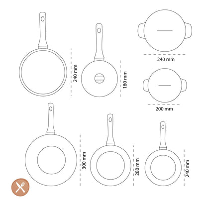 By C&P - Signature Pannenset 7-delig Pannenset By C&P 