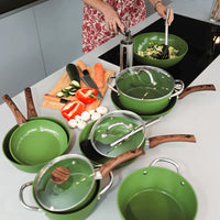 Cook & Pan - Go Green Koekenpannenset 3-delig Pannenset Cook & Pan 