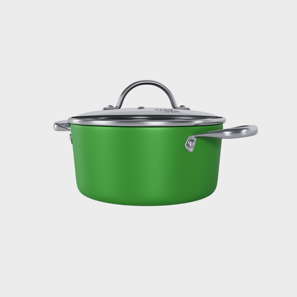 Cook & Pan - Honey Go Green Kookpot 22 cm met glazen deksel Cook & Pan 
