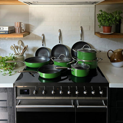 Cook & Pan - Honey Go Green Pannenset 7-delig Pannenset Cook & Pan 