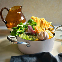 Cook & Pan - Honey Go Ivory Kookpot 22 cm met glazen deksel Cook & Pan 