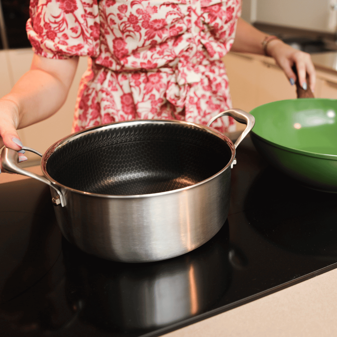 Cook & Pan - Honey RVS Pannenset 5-delig Pannenset Cook & Pan 