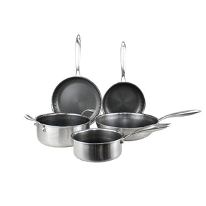 Ensemble de 5 pièces Cook &amp; Pan en acier inoxydable couleur miel