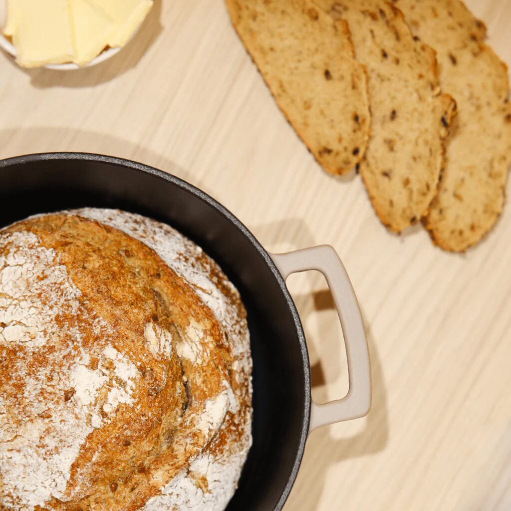 Cook & Pan - Taupe of Mind Gietijzeren Braadpan 24 cm - 4 liter Braadpan Cook & Pan 