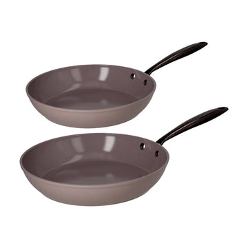 Cook & Pan - Taupe of Mind Koekenpannenset 2-delig Pannenset Cook & Pan 