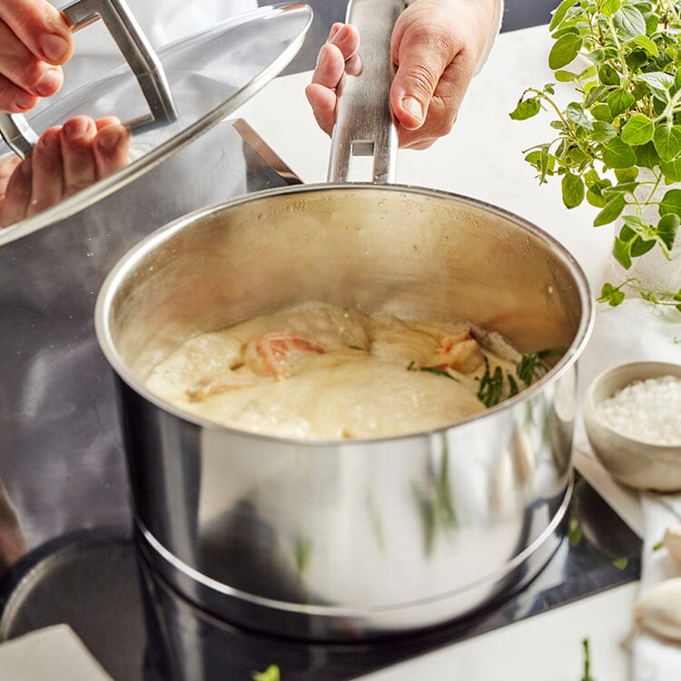 Demeyere - John Pawson 7 Steelpan 14 cm with lid – Kookgigant