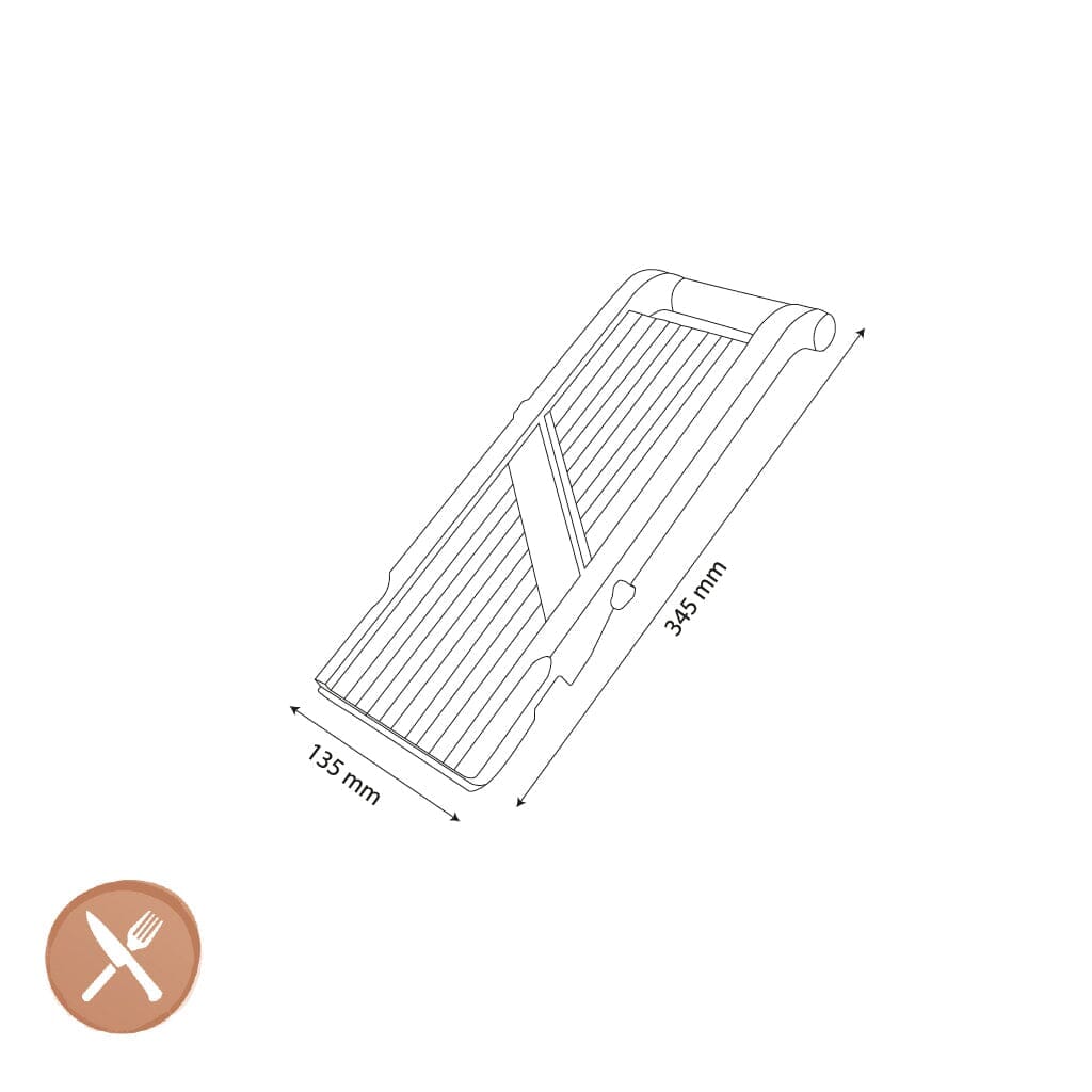 Mandoline japonaise Global - 9,5 cm à 3 lames 