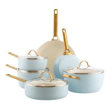 GreenPan - Padova Light Blue 10-delige Pannenset Pannenset GreenPan 