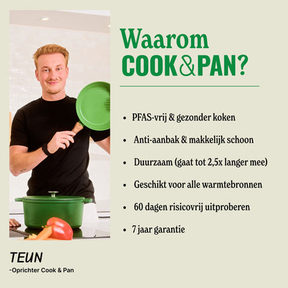 Cook & Pan - Go Ivory Sauté Pan 28 cm