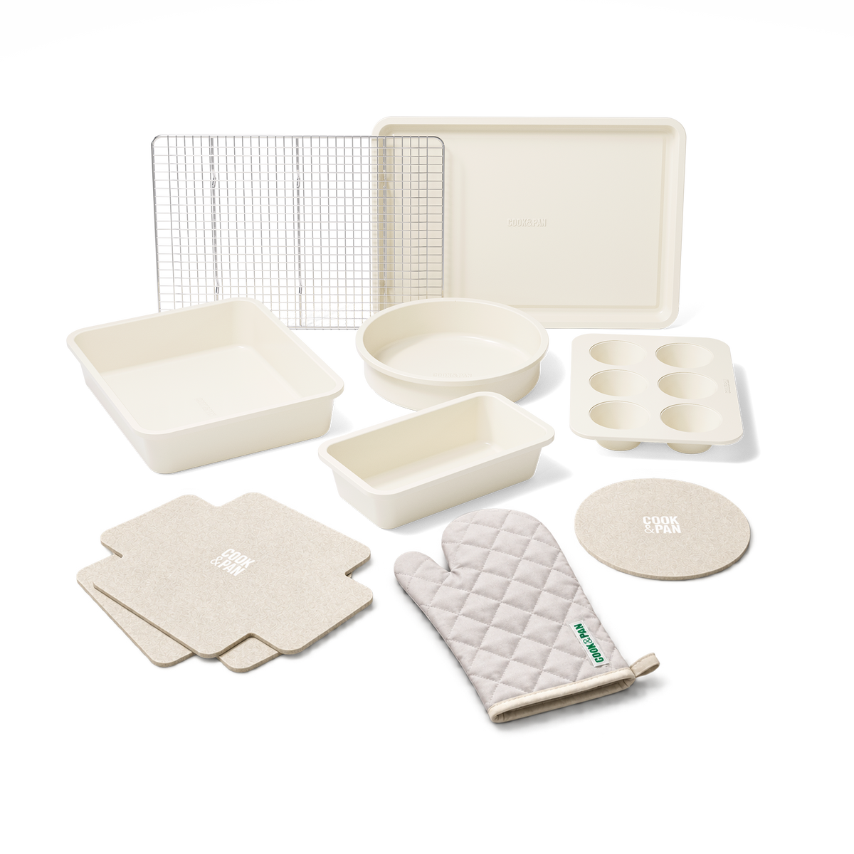 Cook & Pan - Go Ivory Baking Set 9-piece