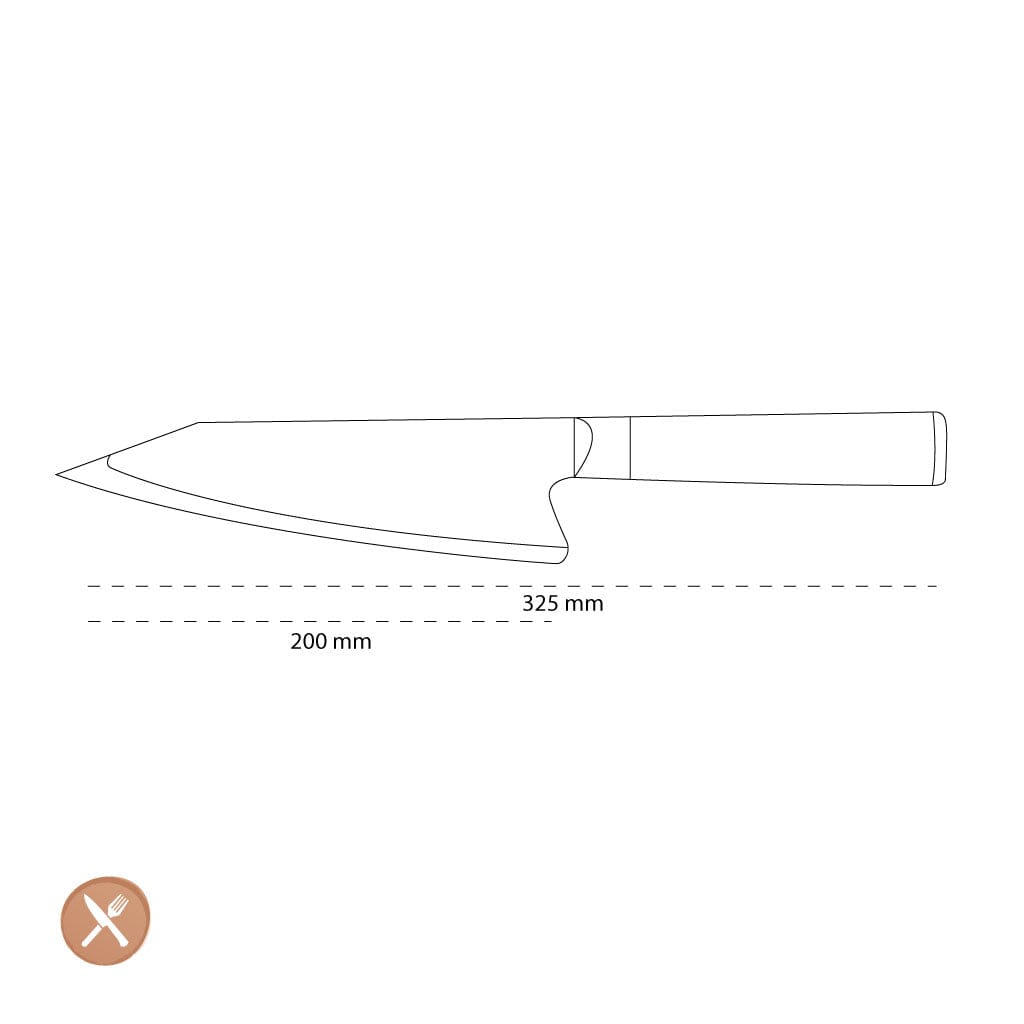 Kai Shun - Kiritsuke 8'' (20,0 cm) Kai Shun 