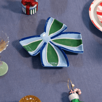 &amp;Klevering - Assiette Noeud Papillon - Bleu &amp;Klevering