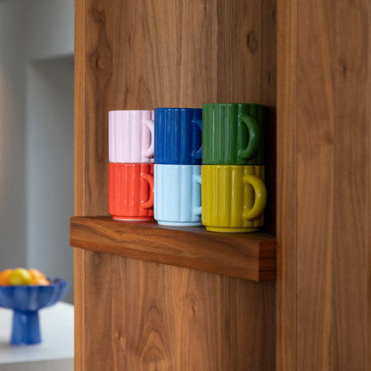 &Klevering - Mok tube 24 ass. - set van 6 Mok &Klevering 