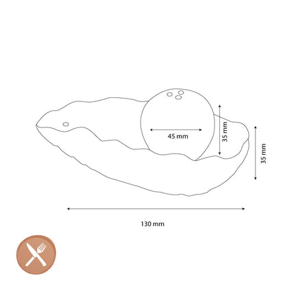 &Klevering - Zout & Peper - Oester Peper- en zout set &Klevering 