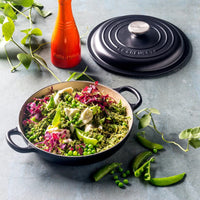 Le Creuset Braadpan Campagnard - Ø26 CM - Gietijzer - Mat Zwart Braadpan Le Creuset 