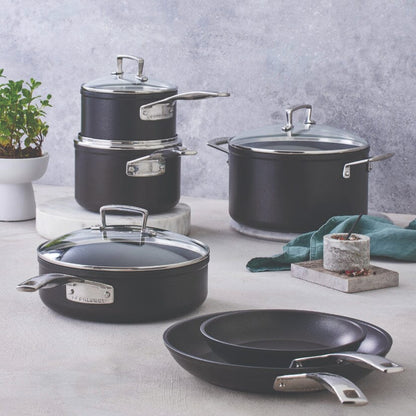 Le Creuset - Cocotte avec revêtement antiadhésif et couvercle en verre