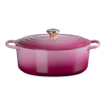 Poêle ovale Le Creuset en fonte émaillée - Couleur baies - 31 cm