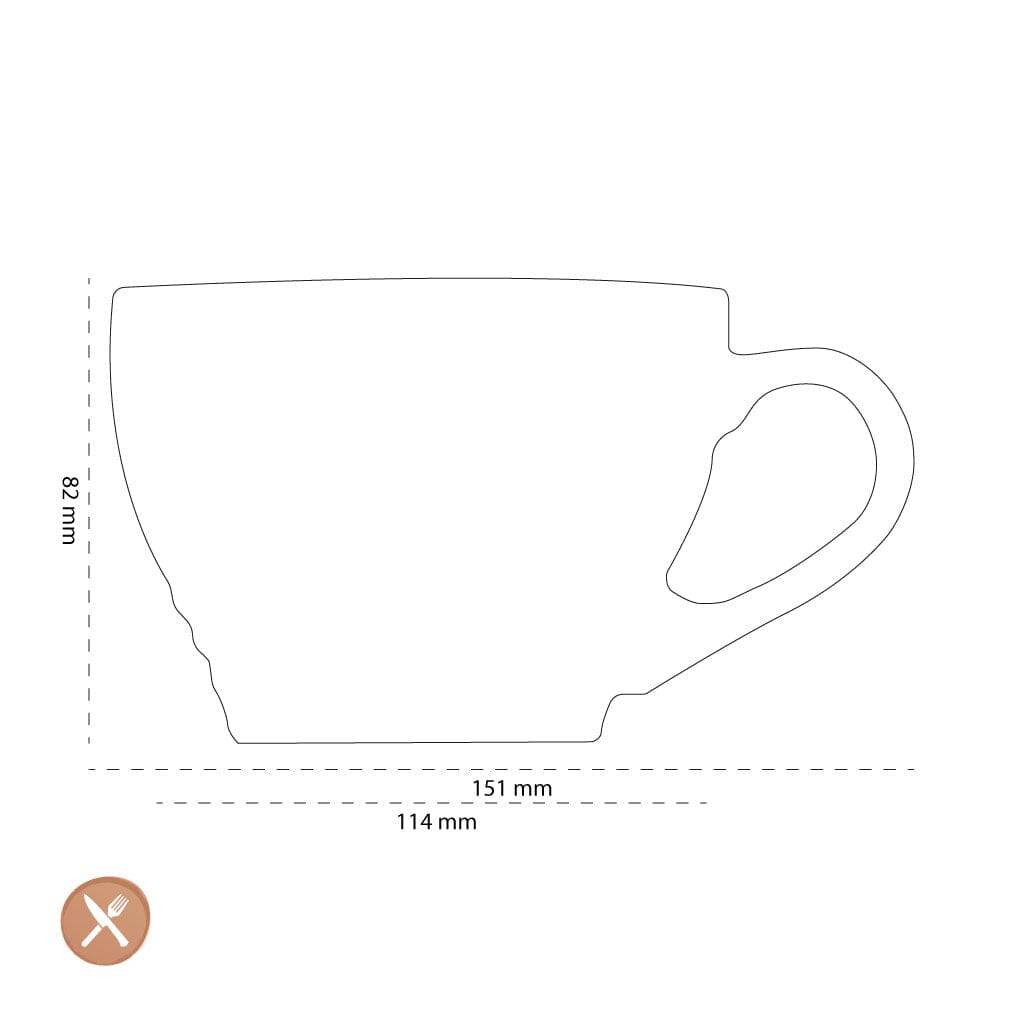 Le Creuset - Grote Cappuccino Mok Azure 0,4l Le Creuset 