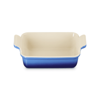 Plat à four rectangulaire Heritage Le Creuset Azur 19 x 14 cm