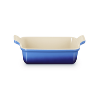 Plat à four rectangulaire Heritage Le Creuset Azur 19 x 14 cm