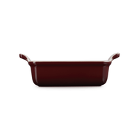 Plat à four rectangulaire Le Creuset Heritage Grenat 19 x 14 cm