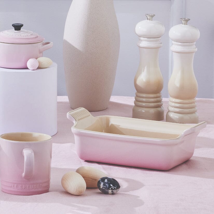 Le Creuset - Heritage Ovenschaal rechthoekig Shell Pink 19 x 14 cm Ovenschaal Le Creuset 