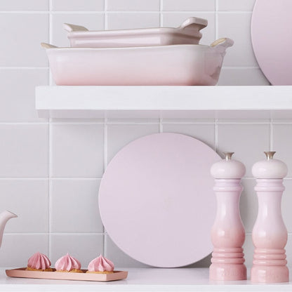 Plat à four rectangulaire Heritage Le Creuset rose coquillage 26 x 19 cm