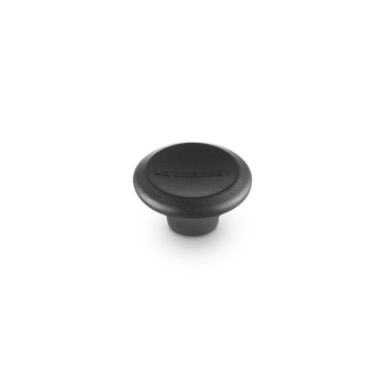 Le Creuset - Kunststof Knop - Rond - Zwart - 5 cm Le Creuset 
