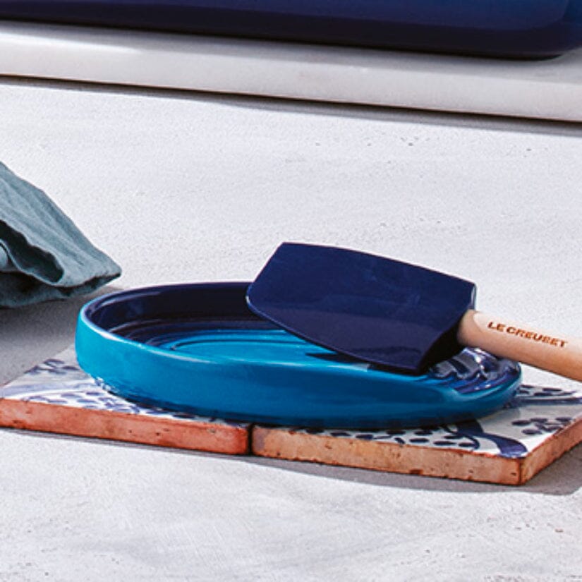 Le Creuset - Lepelhouder ovaal Azure 15cm Keukengerei houder Le Creuset 