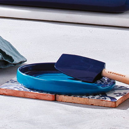 Le Creuset - Lepelhouder ovaal Azure 15cm Keukengerei houder Le Creuset 