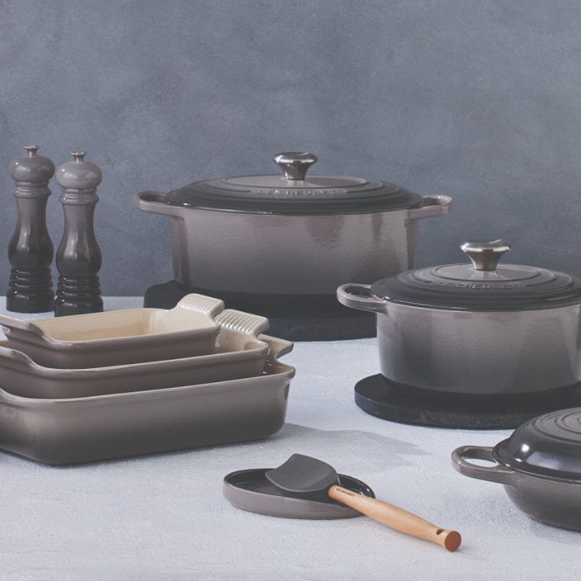 Le Creuset - Porte-cuillères ovale Flint 15 cm, porte-ustensiles de cuisine Le Creuset