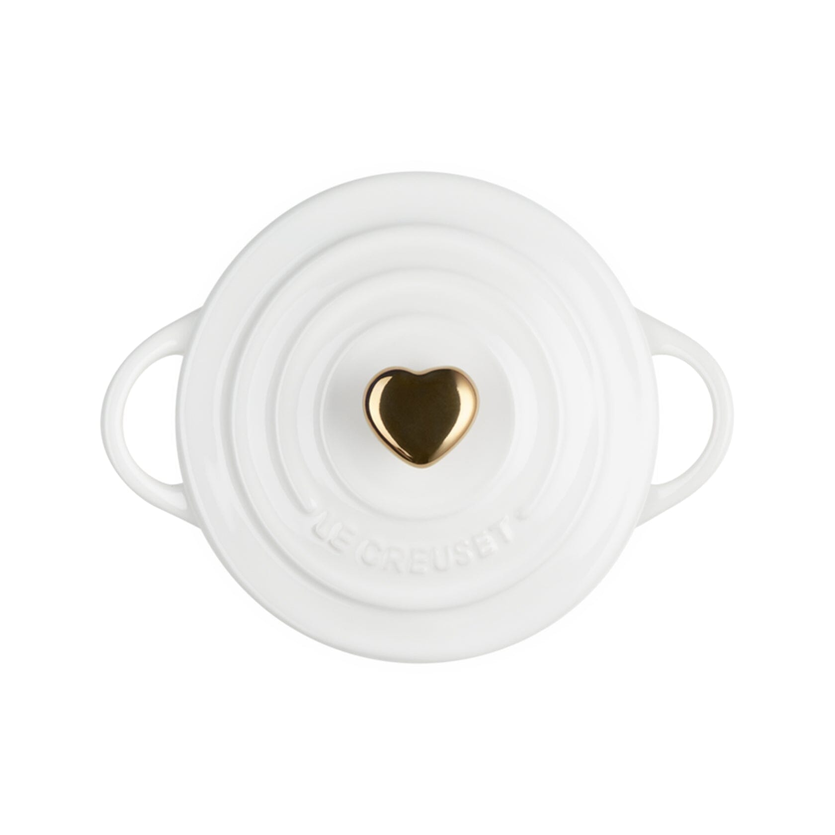 Le Creuset - Mini Braadpan - Valentijn - Wit Le Creuset 