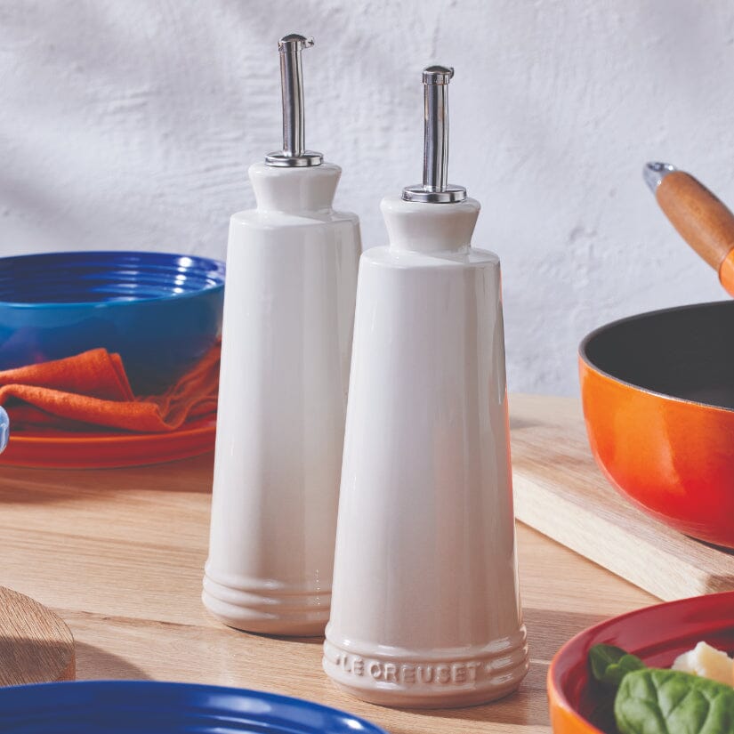 Le Creuset - Coffret à huile et vinaigre pour meringue 20x9cm 0,3l - 2 pièces 