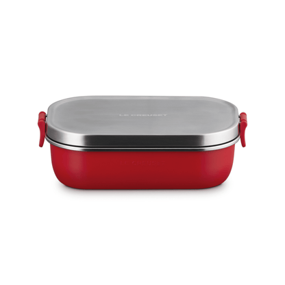Le Creuset - On The Go Lunchbox 0,9L Kersenrood Voedingscontainer Le Creuset 