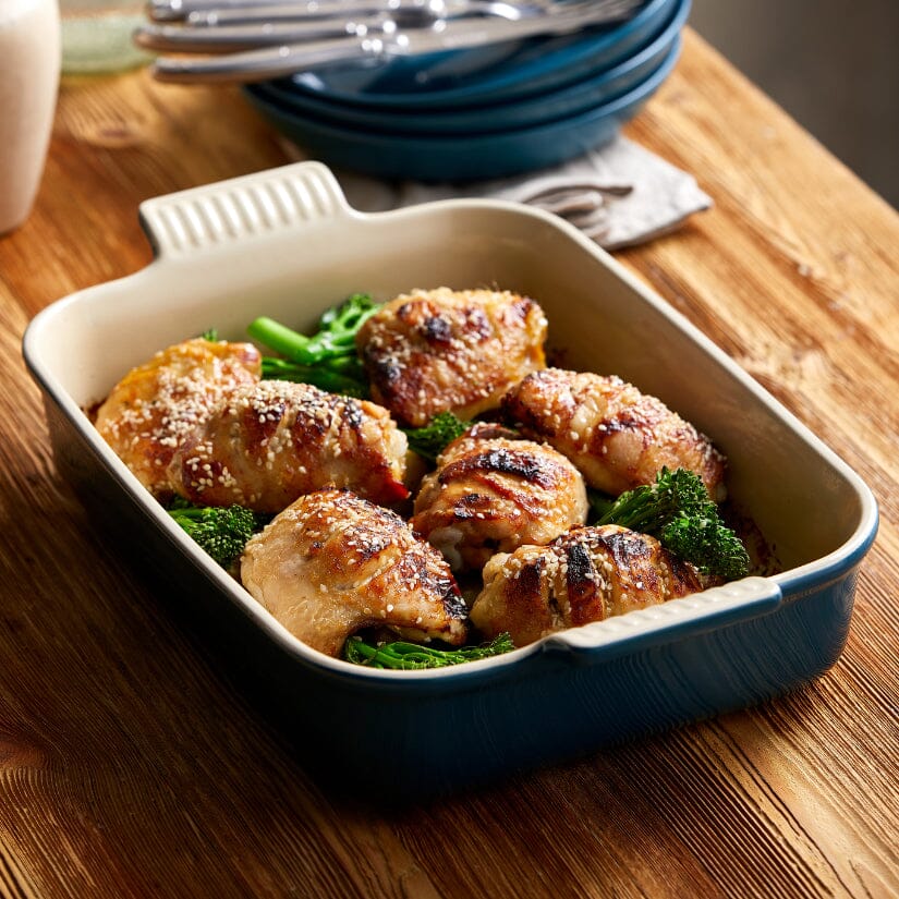 Le Creuset - Ovenschaal rechthoekig Deep Teal 26x19cm 2,1l Ovenschaal Le Creuset 