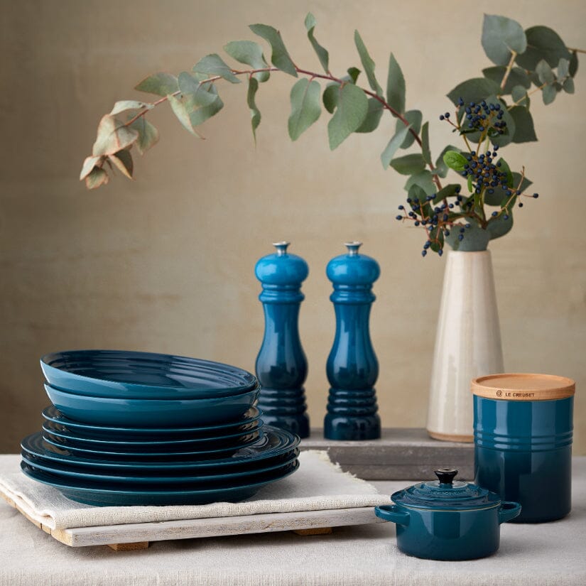 Le Creuset - Moulin à Poivre Bleu Sarcelle Profond 21cm Moulin à Poivre Le Creuset