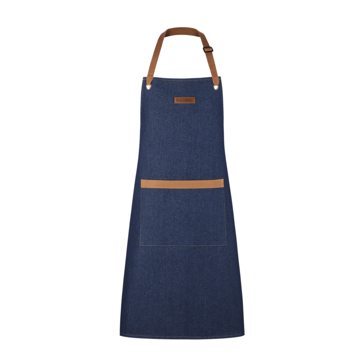 Le Creuset - Tablier en jean 80x70cm Tablier Le Creuset