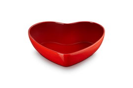Le Creuset - Serveerschaal Hart Kersenrood 30 cm serveerschaal Le Creuset 