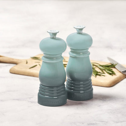 Le Creuset - Ensemble de 2 petits moulins à sel de mer 11 cm, moulin à poivre et à sel Le Creuset