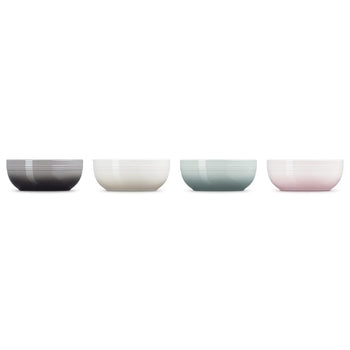 Le Creuset - Set van 4 Ontbijtkommen Coupe 16cm 0,77l Borden Le Creuset 