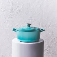 Le Creuset - Cocotte Signature Caraïbes Bleu 20 cm Cocotte Le Creuset