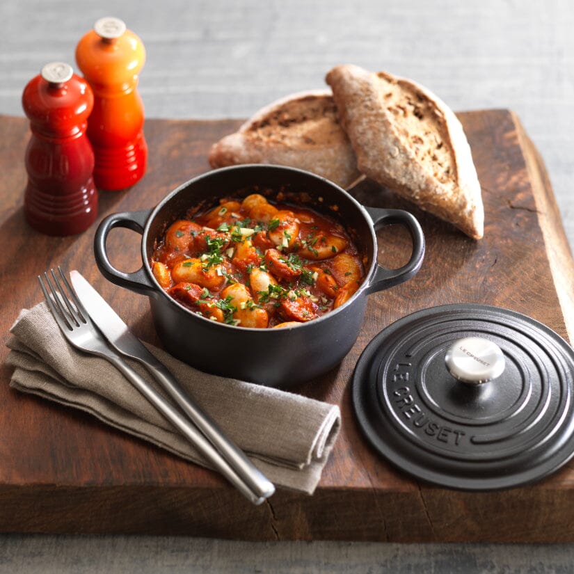 Le Creuset - Cocotte Signature Noir Mat 18 cm (intérieur noir) Cocotte Le Creuset