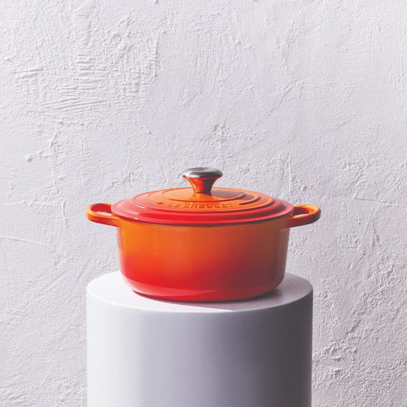 Le Creuset - Cocotte Signature Orange Rouge 24 cm Cocotte Le Creuset