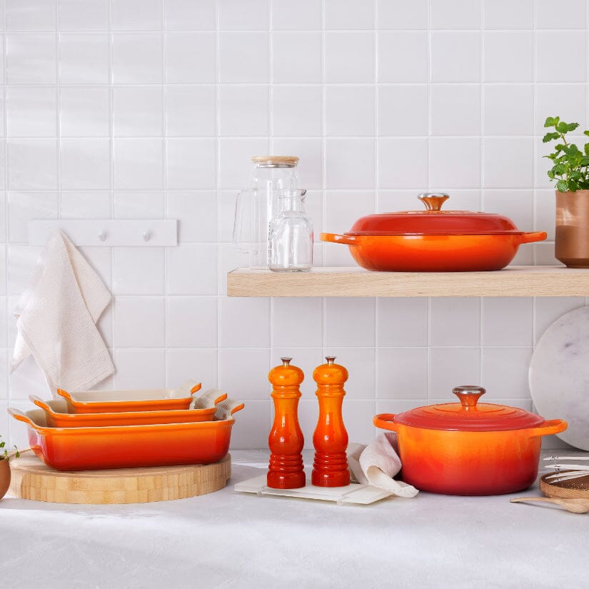 Le Creuset - Cocotte Signature Orange Rouge 24 cm Cocotte Le Creuset