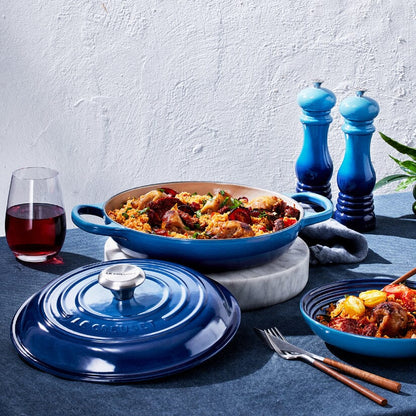 Le Creuset - Cocotte Campagnard Signature Azur 30 cm Cocotte Le Creuset