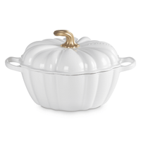 Le Creuset - Cocotte Citrouille Signature Blanc 24 cm Cocotte Le Creuset