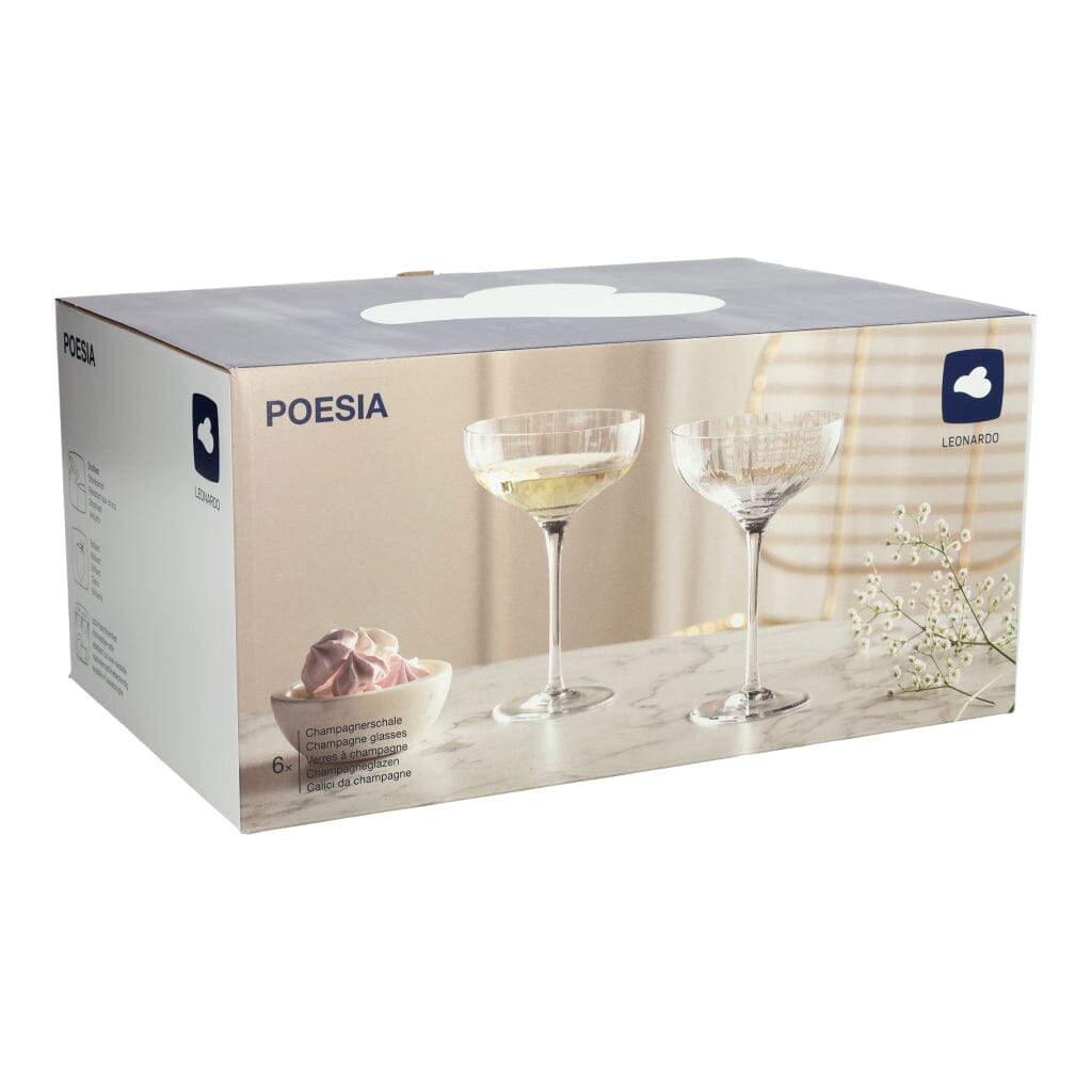 Leonardo - Champagne 260ml POESIA Champagne glazen Leonardo 