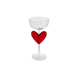 Lepelclub - Campagne Coupe - Hart - Rood Champagne glazen LepelClub 