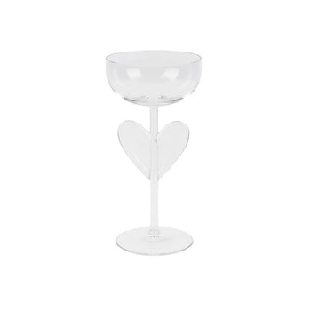 Lepelclub - Coupe à Champagne - Cœur - Verres à Champagne Transparents LepelClub
