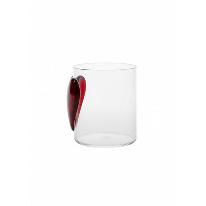 Lepelclub - Glas Hart - Rood Drinkglazen LepelClub 